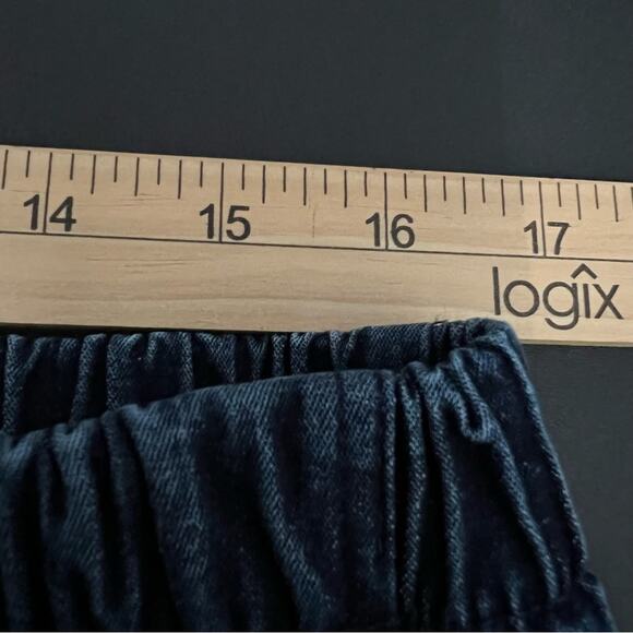 Roaman’s Straight Leg Pull On Blue Jeans with Pockets | Women’s Plus Size 20 - Picture 4 of 9